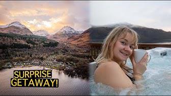 'Video thumbnail for We SURPRISED our families with a LUXURY LODGE | Scotland Luxury Hot Tub Lodge Getaway'