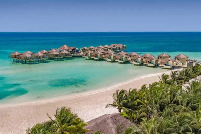    All Inclusive Resorts In Mexico With Flights For All Budgets Palafitos Overwater Bungalows At El Dorado Maroma 768x512 